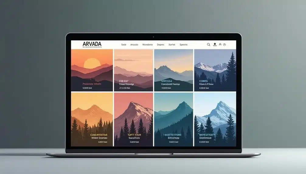 arvada web design color schemes