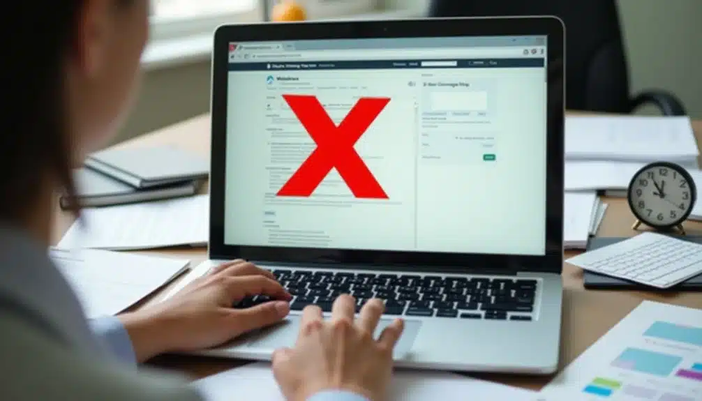 persistent high bounce rates